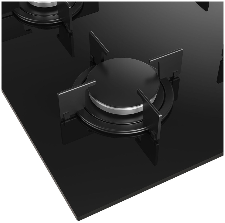 Газовая варочная панель Beko HILG64120S 59 см, 4 конфорки электроподжиг газконтроль, черный фото 2