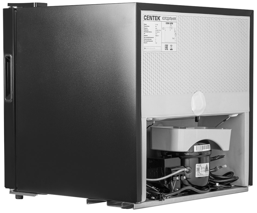Однокамерный холодильник Centek CT-1701, черный фото 5