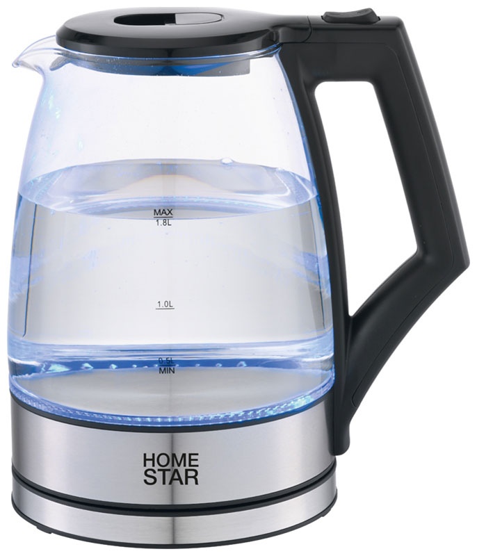 Чайник электрический Homestar HS-1004 (1.8 л), черный (107841) фото 1