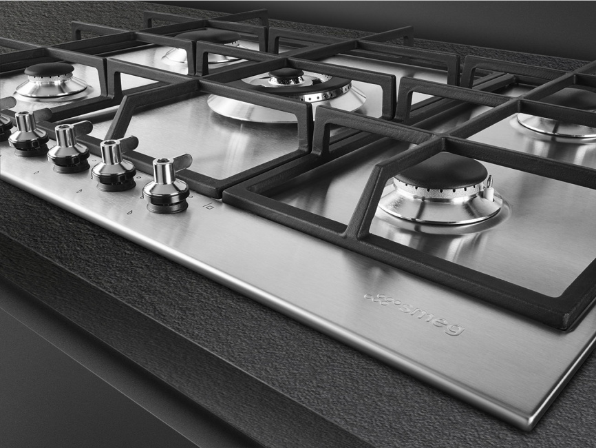 Встраиваемая газовая панель SMEG SMEG Classica PX375 фото 2