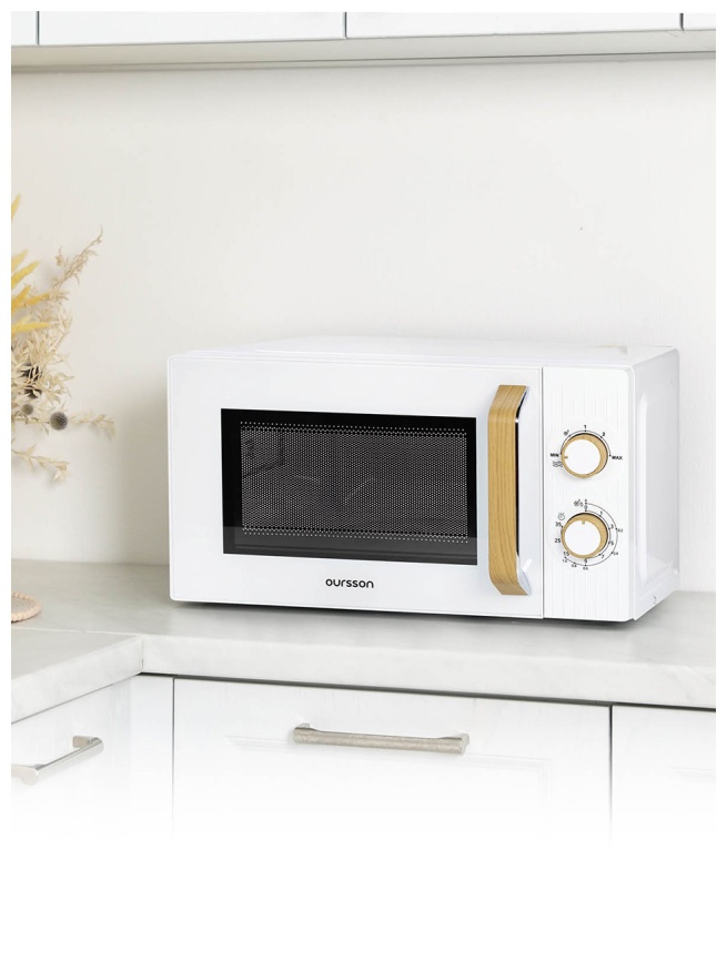 Микроволновая печь - СВЧ Oursson MM2070B/WH (белый) фото 3
