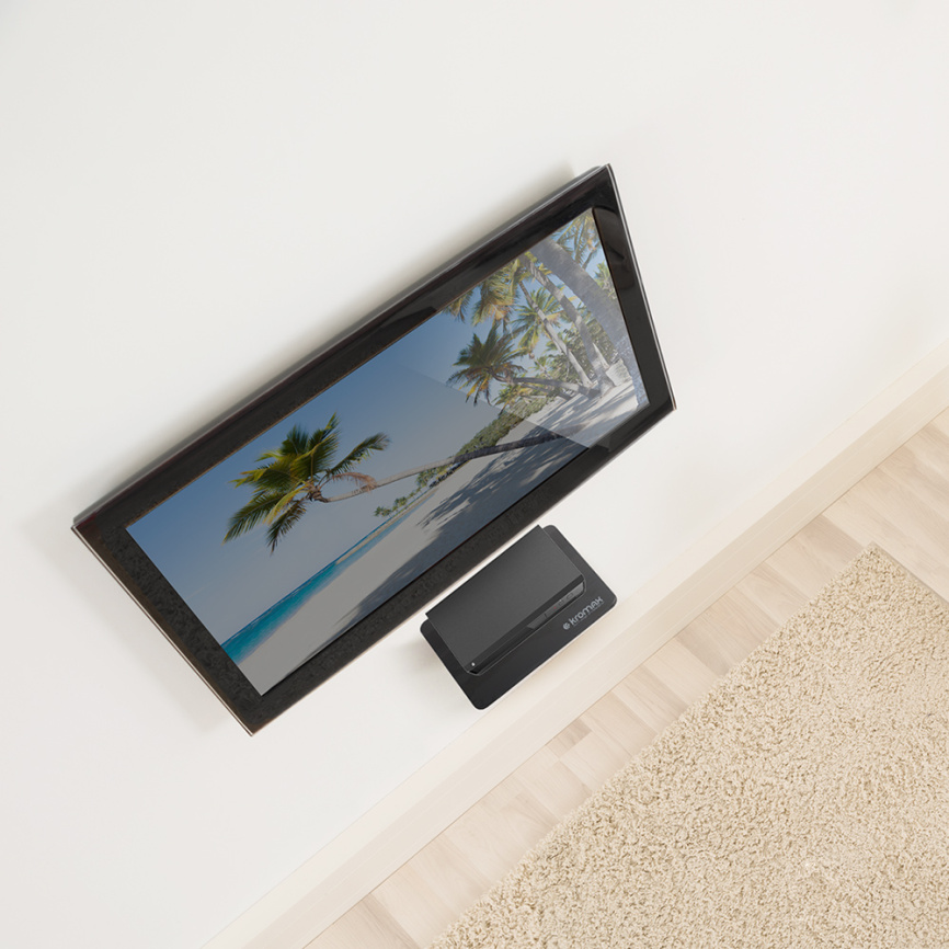 Полка для DVD и AV-техники Kromax MICRO-MONO black фото 6