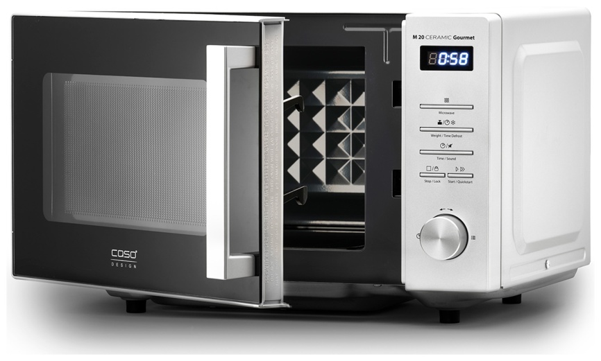 Микроволновая печь - СВЧ Caso M 20 Ceramic Gourmet, дисплей, 700 Вт, таймер фото 3