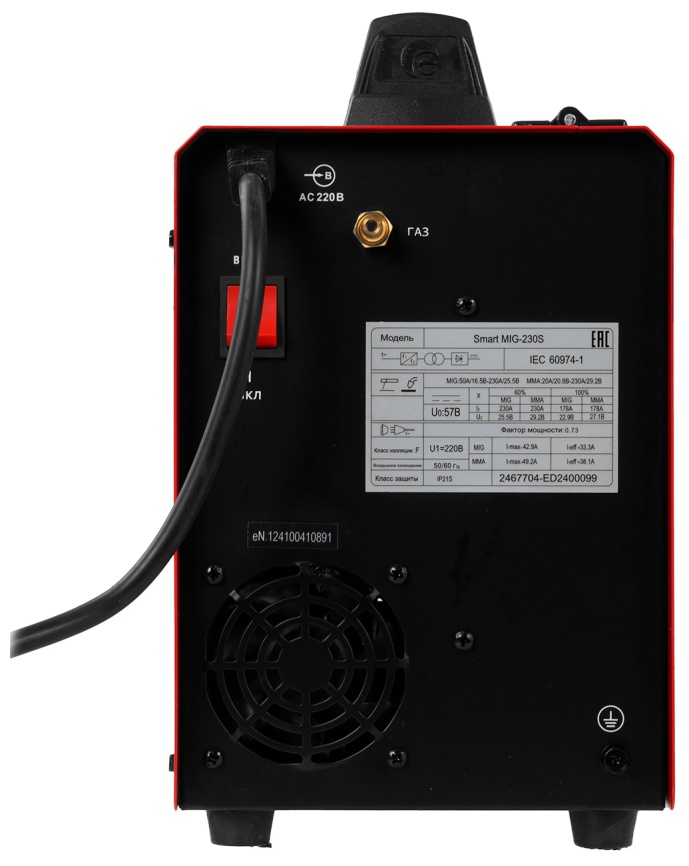 Сварочный полуавтомат Edon Smart MIG-230S фото 6