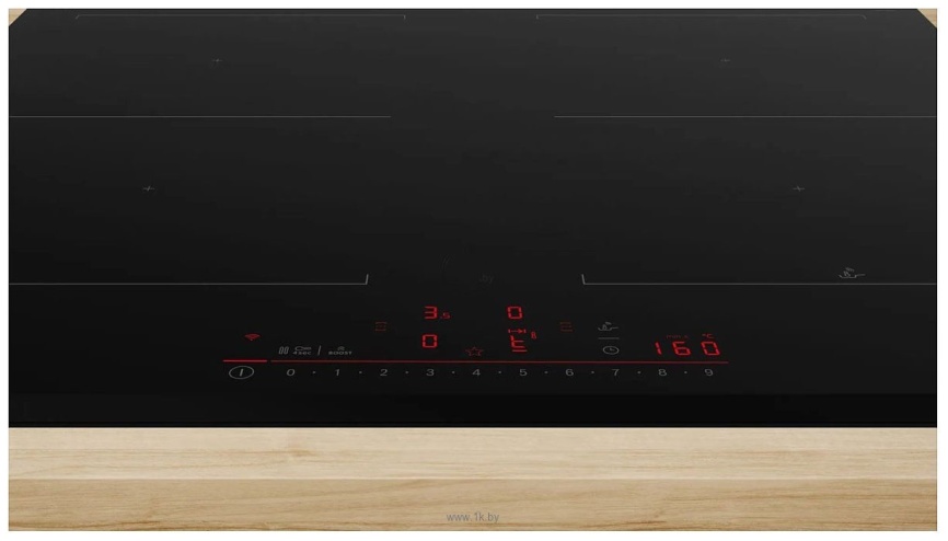 Электрическая варочная панель Bosch PVQ631HC1E 59 см, 4 конфорки стеклокерамика, черный фото 3