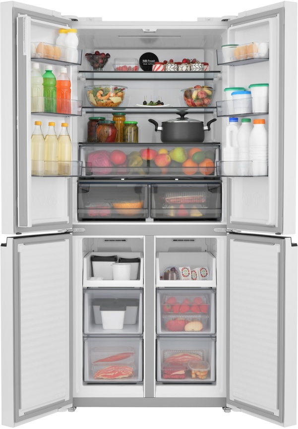 Многокамерный холодильник Zugel ZRCD430W No frost, белый фото 9