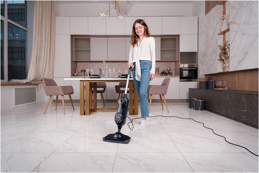 Паровая швабра Garlyn PM-1300, 1300 Вт, 10 насадок, нагрев 30 сек фото 11