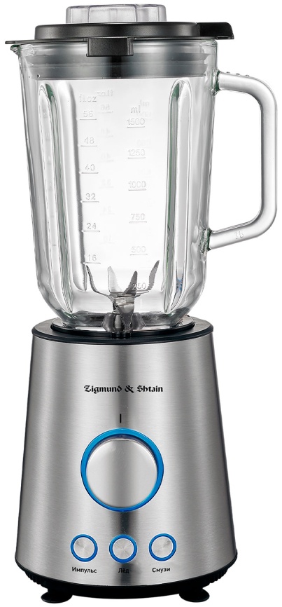 Блендер стационарный Zigmund & Shtain Блендер стационарный Zigmund & Shtain BS-445 D 1500 Вт с чашей 1,8 л фото 11