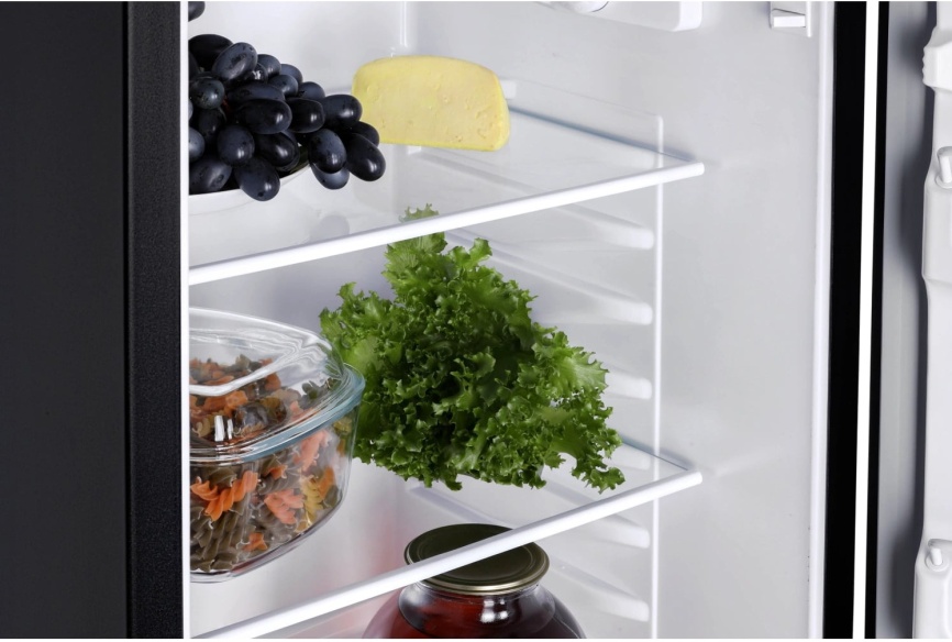 Однокамерный холодильник Nord NR 404 B, 150 л, черный матовый фото 6