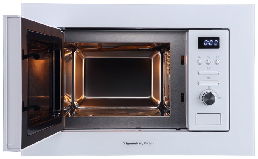 Встраиваемая микроволновая печь СВЧ Zigmund & Shtain BMO 16.202 W фото 2