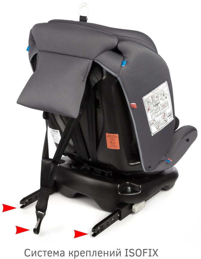 Автокресло Siger Престиж Isofix Lux, гр.0+/I/II/III, маренго (KRES3943) фото 12