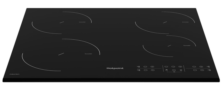 Электрическая варочная панель Hotpoint HB 2560S BF 59 см, 4 конфорки стеклокерамика, черный фото 4