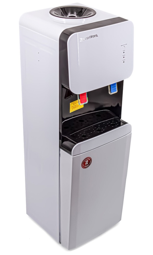 Кулер для воды Aqua Work 105 LRX (бело-черный) напольный, компр. охл., холодильник, турбо нагрев (26516) фото 5