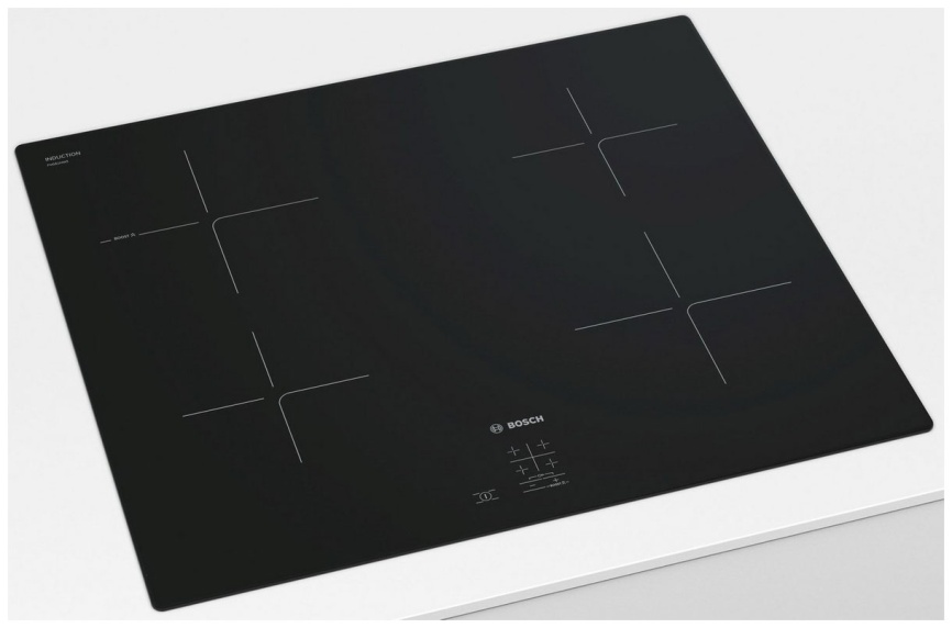 Электрическая варочная панель Bosch Serie | 2 PUG61KAA5E 59 см, 4 конфорки стеклокерамика, черный фото 5