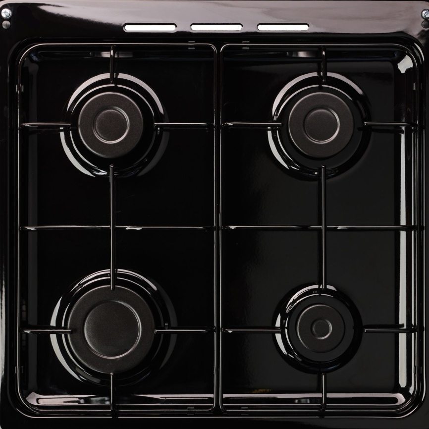 Газовая плита De luxe 5040.48г (щ)-011 50 см, 43 л, 4 конфорки, черный фото 7