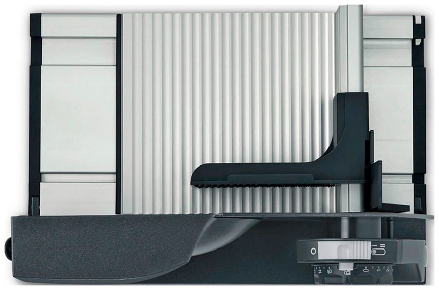 Ломтерезка Graef MT1006EU, мощность 170 Вт, регулировка толщины нарезки, серый фото 5