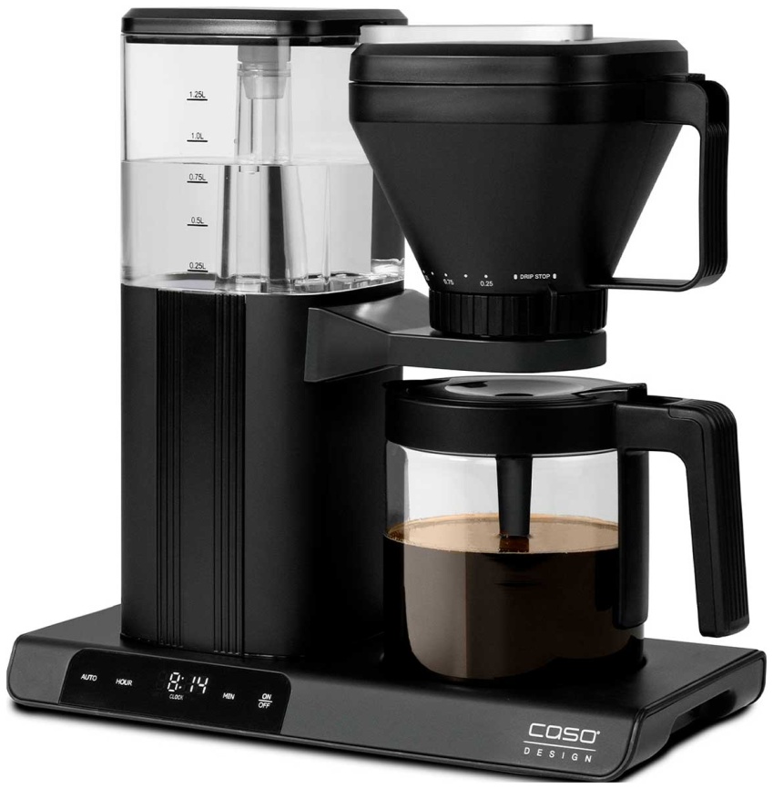 Кофеварка Caso Aroma Sense, таймер, автоматическое отключение, 1550 Вт, черный фото 1