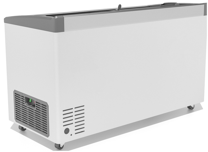 Морозильный ларь Gellar FG 500 E A 450 л, серый фото 3