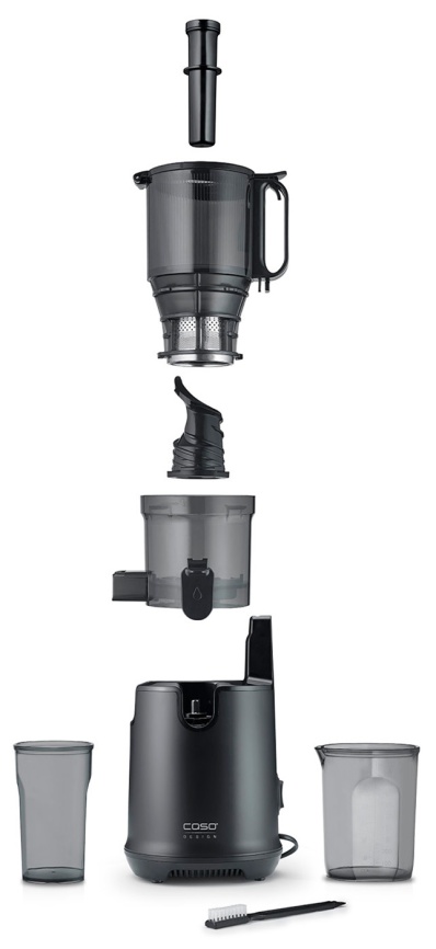 Соковыжималка шнековая Caso Juice Fit Pro, мощность 250 Вт, черный фото 9
