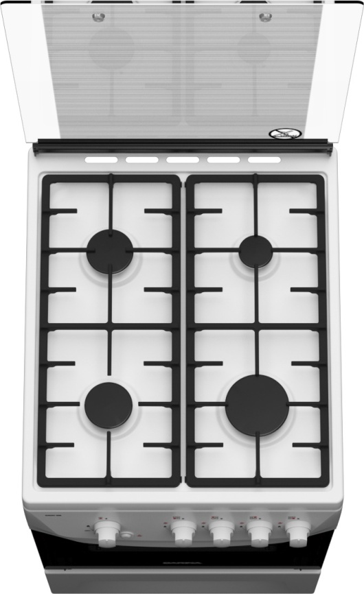Газовая плита Darina 1D1 GM 241 008 W 50 л, 4 конфорки, белый фото 4