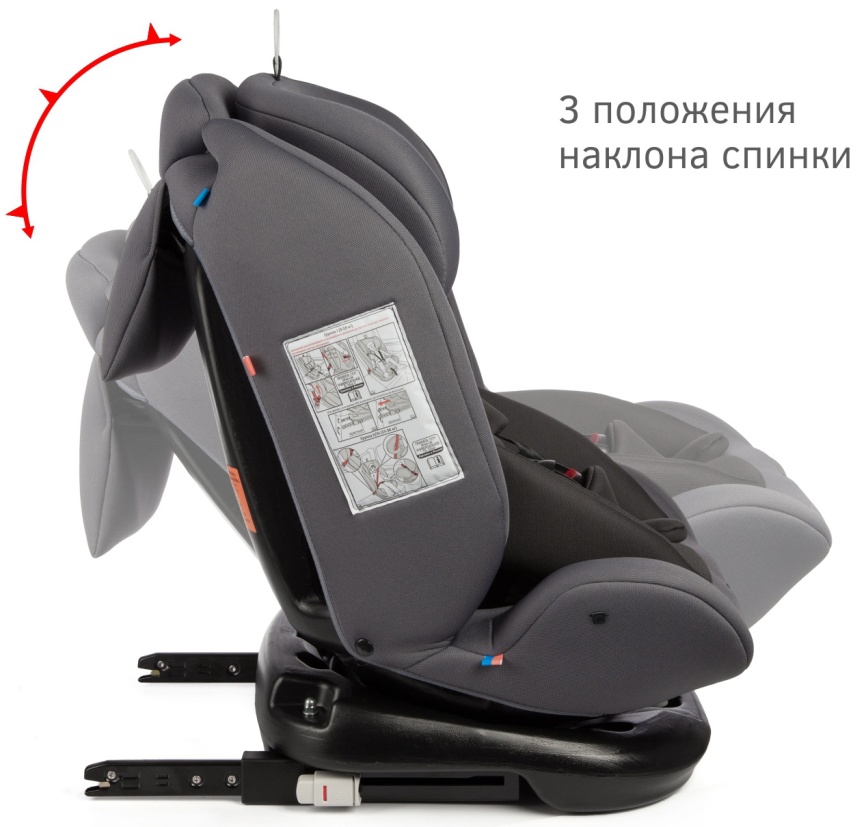 Автокресло Siger Престиж Isofix Lux, гр.0+/I/II/III, маренго (KRES3943) фото 5