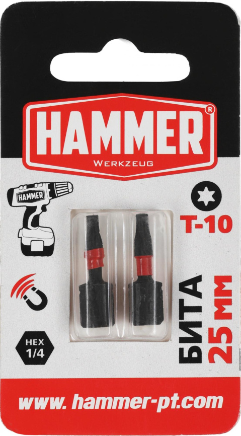 Набор бит Hammer 203-179 фото 2