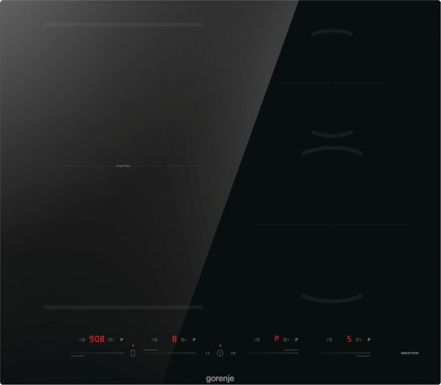 Электрическая варочная панель Gorenje GI6432BSCE 59 см, 4 конфорки стеклокерамика, черный фото 1