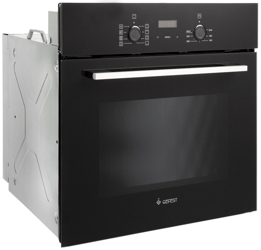 Электрический духовой шкаф Gefest ЭДВ ДА 622-03 РA 59 см, 55 л, гриль и конвекция, черный фото 2