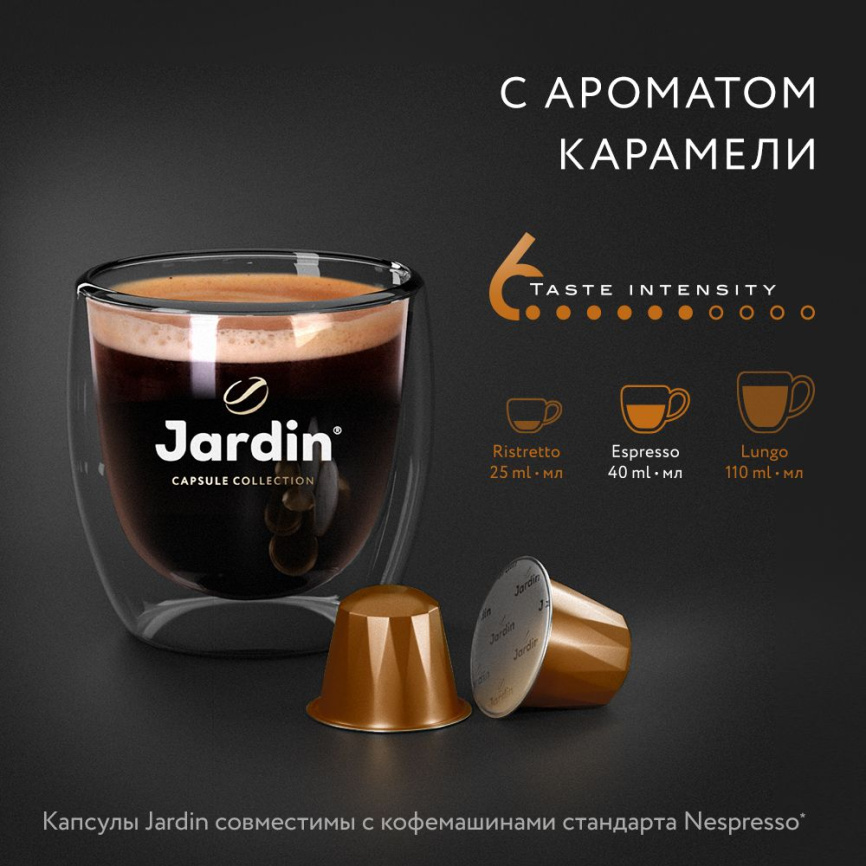 Кофе капсульный Jardin Caramel, для системы Nespresso, 10 шт фото 4