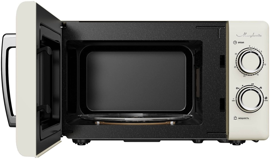 Микроволновая печь - СВЧ Tesler Микроволновая печь - СВЧ Tesler MM-2050, 20л, 700 Вт, бежевый фото 3