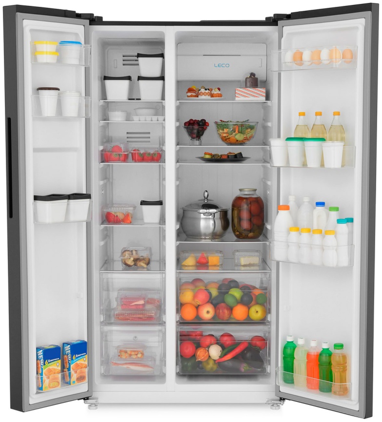 Холодильник Side-by-Side Zugel ZRSS630B No frost, черный фото 8