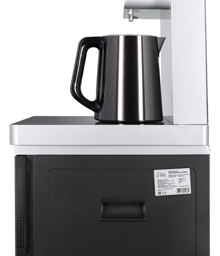 Тиабар Ecotronic TB19-LNR Arctic Grey, с чайным столиком, напольный (ETK12625) фото 13