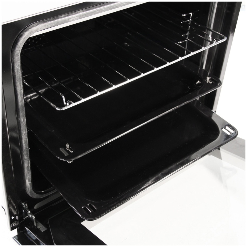 Электрический духовой шкаф De luxe 6009.05эшв-068 59 см, 64 л гриль конвекция, бежевый фото 5