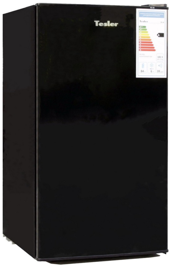 Однокамерный холодильник Tesler RC-95, черный фото 2