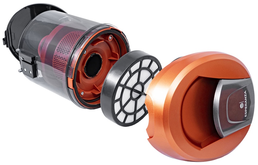 Пылесос напольный Esperanza VC-C212 (оранжевый) фото 13