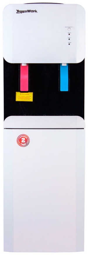 Кулер для воды Aqua Work 105 LR бело-черный напольный компр. охл. шкаф турбо нагрев 24020 фото 2