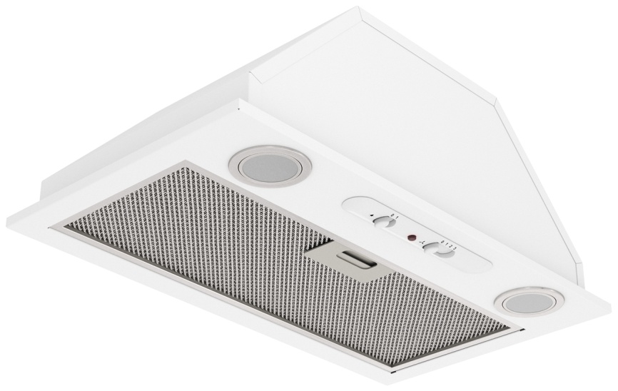 Вытяжка Elikor 52П-400-П3Д, врезной блок, белый/белый фото 2