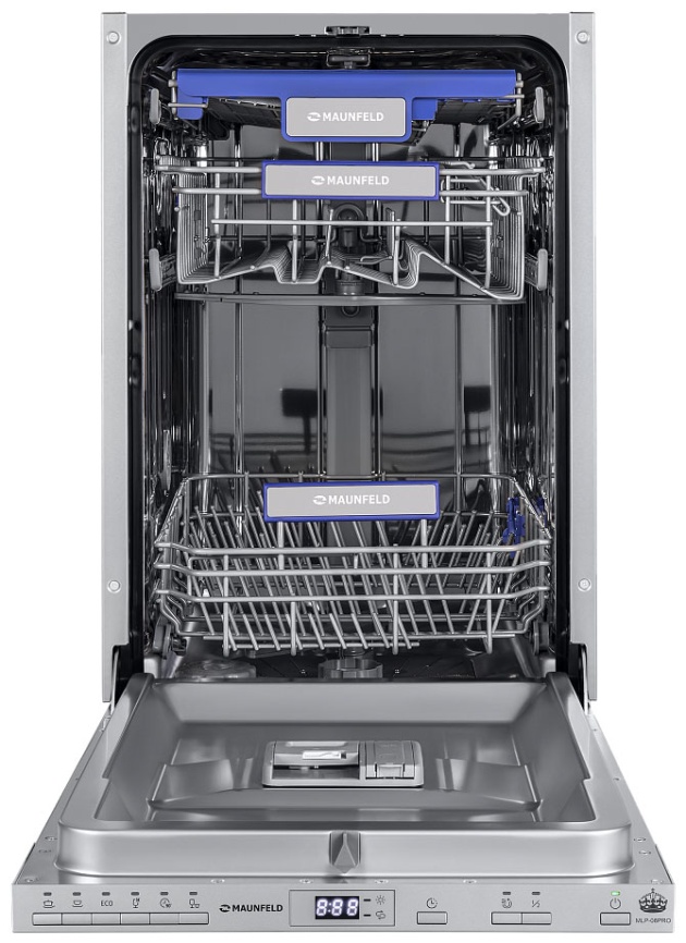Полновстраиваемая посудомоечная машина Maunfeld MLP-08PRO фото 3