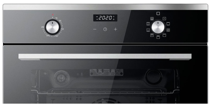 Электрический духовой шкаф Haier HOX-P09CGBX 59 см, 76 л, гриль и конвекция, черный фото 6