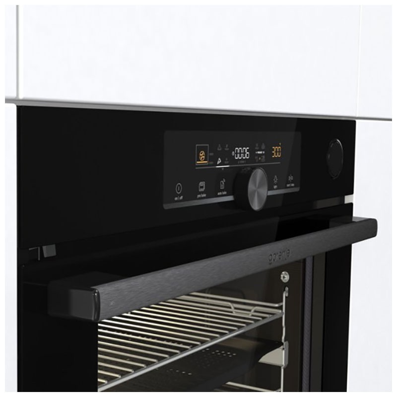 Электрический духовой шкаф Gorenje BPSA6747A08BG 59 см, 77 л, гриль и конвекция, черный фото 6