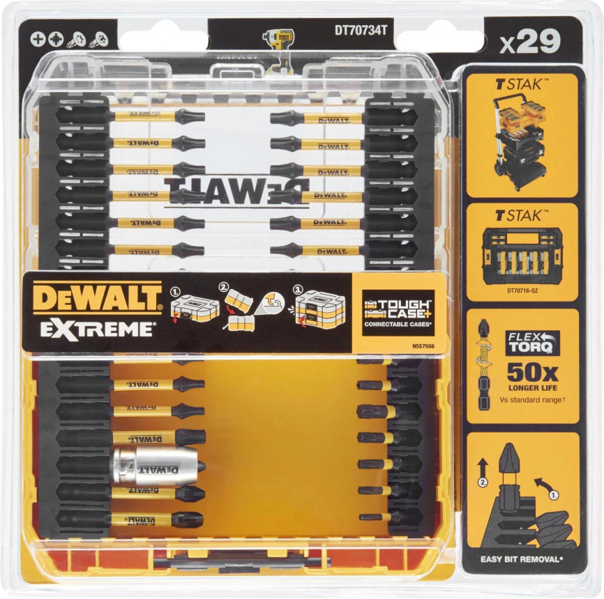 Набор бит Dewalt DT70734T-QZ фото 5