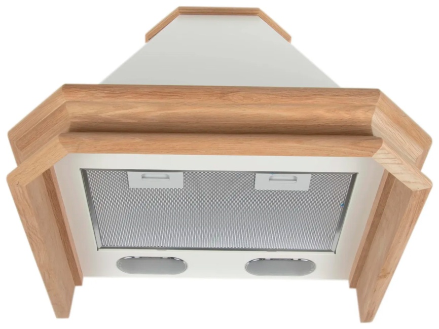 Вытяжка Elikor Пергола 60П-650-П3Л, бежевый/дуб неокрашенный съемное фото 5