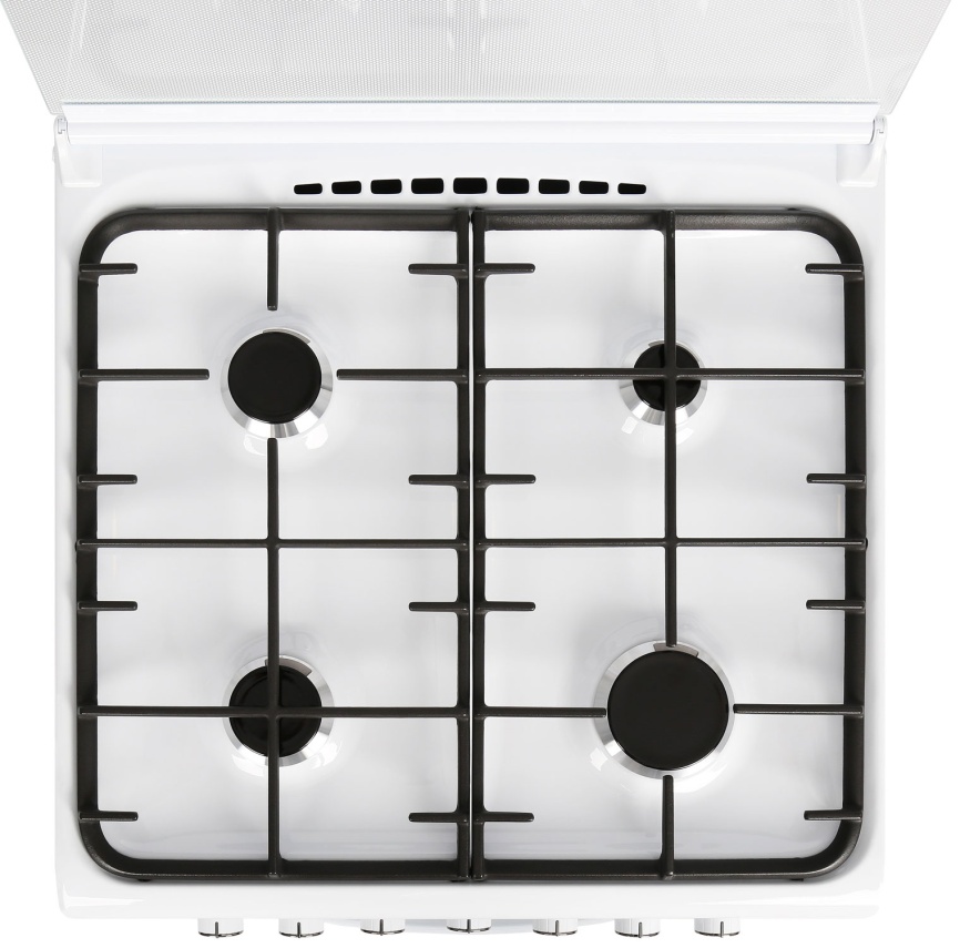 Комбинированная плита Gefest 6302-03 0052 60 см, 55 л, 4 конфорки, белый фото 4