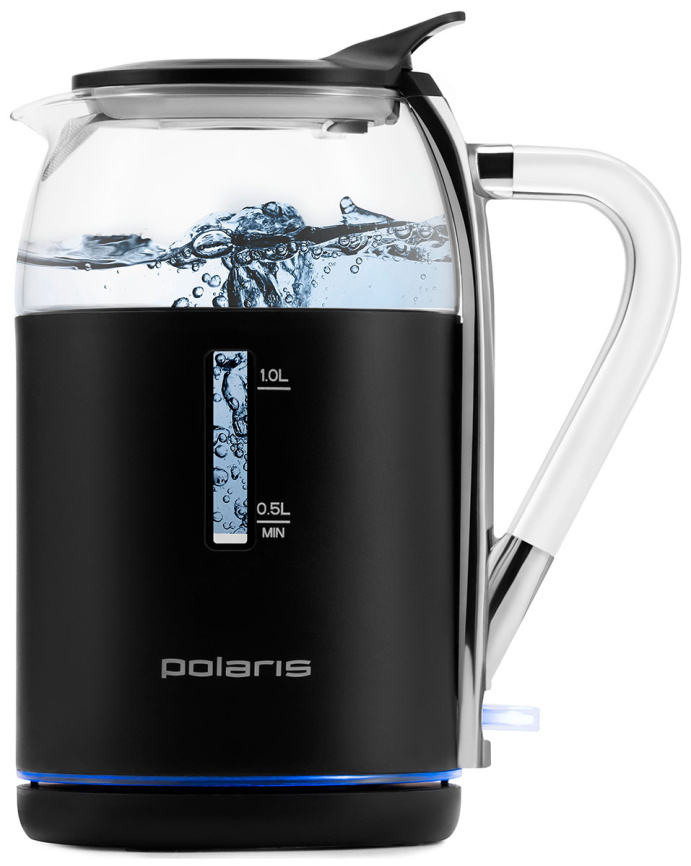 Чайник электрический Polaris PWK 1563CGL Water Way Pro Черный фото 1