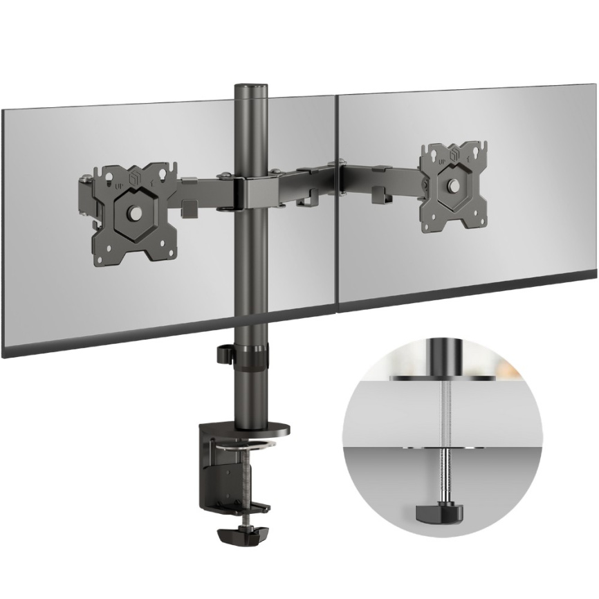 Кронштейн для 2-х мониторов ONKRON D221E BLACK фото 4