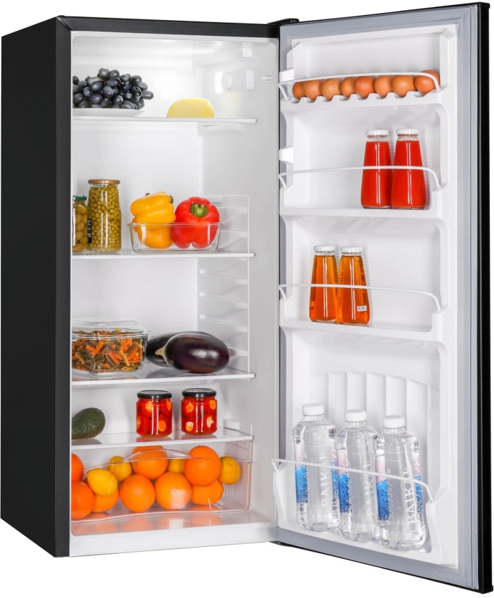 Однокамерный холодильник Nord Однокамерный холодильник с морозильником Nord NR 508 B, 150 л, черный матовый фото 2