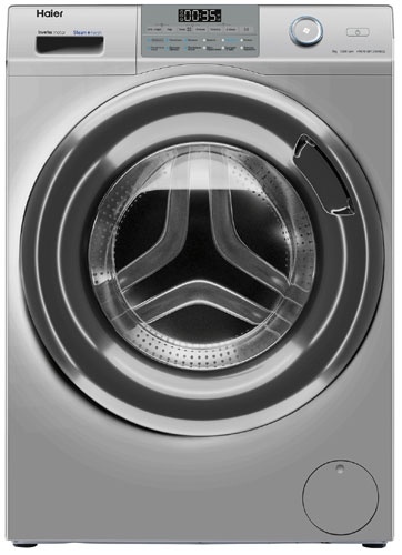 Стиральная машина Haier HW70-BP12959BSE 7 кг, серебристый фото 1