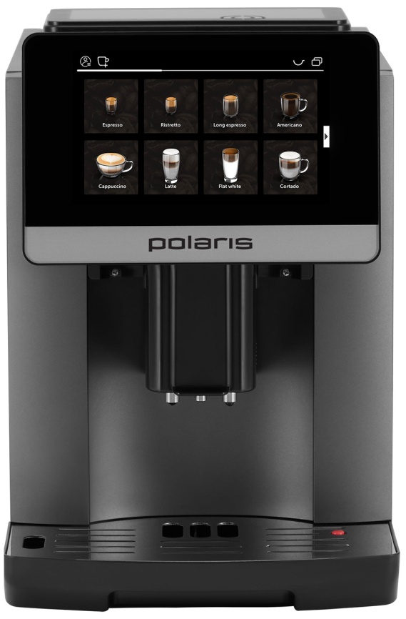Кофемашина Polaris PACM 2080AC, Wi-Fi IQ Home, (019534), графит фото 4