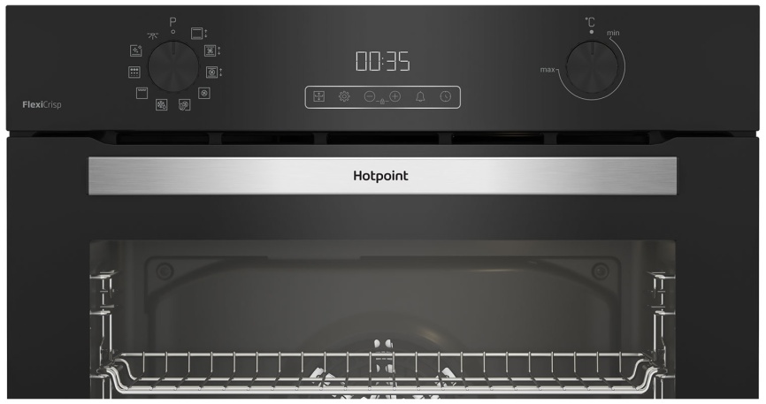 Электрический духовой шкаф Hotpoint FE8 1231 SMP BLG 59 см, 72 л, гриль и конвекция, черный фото 5