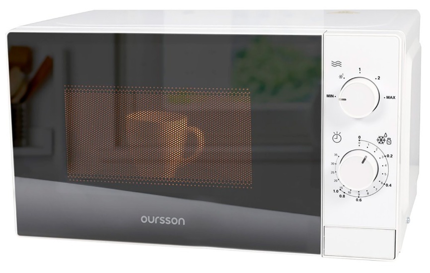 Микроволновая печь - СВЧ Oursson MM2013B/WH (белый) фото 1